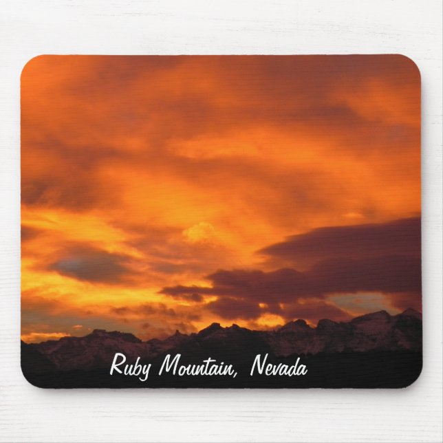 Karminrote Berge, Nevada Mousepad (Vorne)