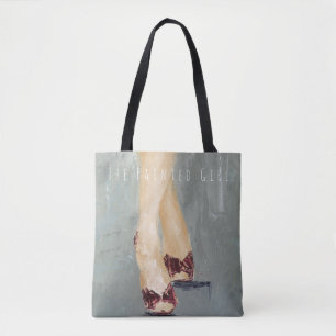 "Karminrote Schuhe" einfach und stilvolle graue