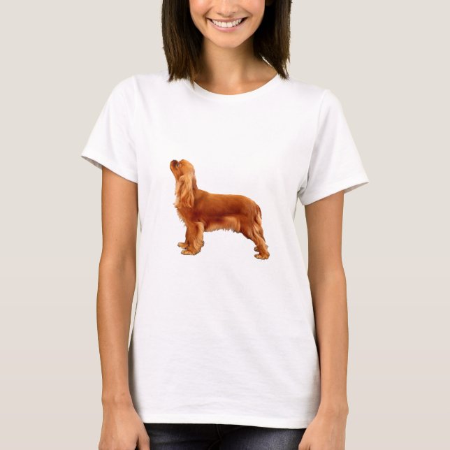 Karminroter Kavalier T-Shirt (Vorderseite)