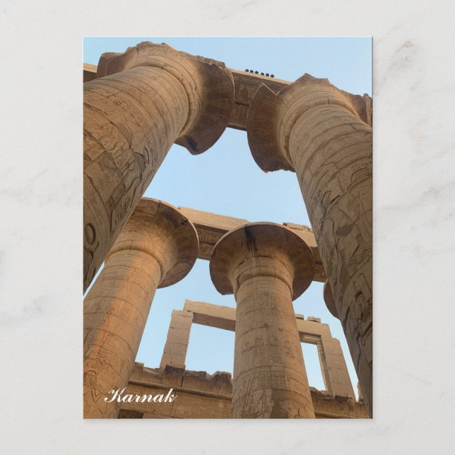 Karnak - Ägypten Postkarte (Vorderseite)