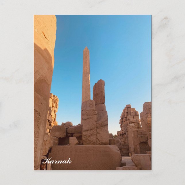 Karnak - Ägypten Postkarte (Vorderseite)