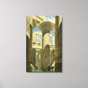 Karnak, c.1866 (w/c auf Papier) Leinwanddruck