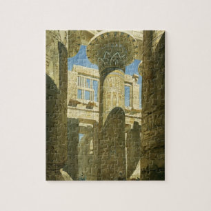 Karnak, c.1866 (w/c auf Papier) Puzzle