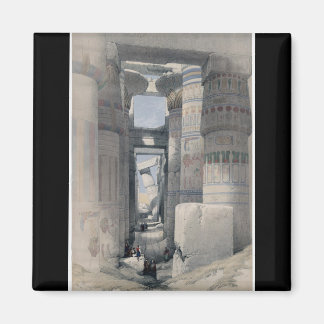 Karnak - Dromos oder erster Hofe des Tempels Magnet