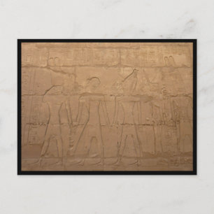 Karnak-Schnitzerei Postkarte