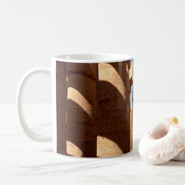 Karnak Temple - Luxor, Ägypten Kaffeetasse (Mit Donut)
