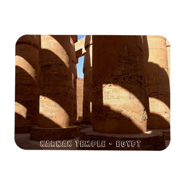 Karnak Temple - Luxor, Ägypten Magnet (Horizontal)