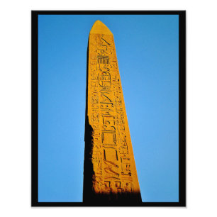 Karnak Temple Obelisk Fotodruck