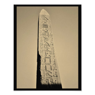 Karnak Temple Obelisk Fotodruck
