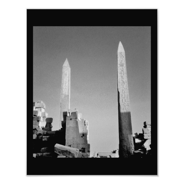 Karnak Temple Obelisks Fotodruck (Vorne)