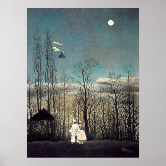 Karneval-Abend, berühmte Malerei Poster (Vorne)