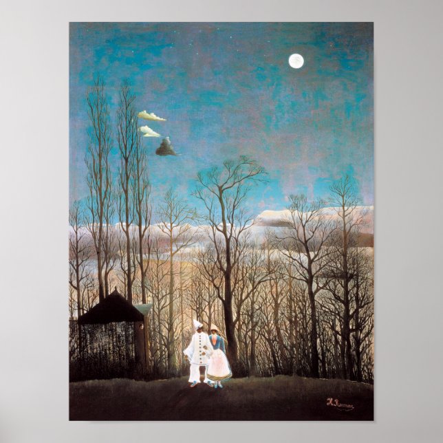 Karneval-Abend, Rousseau Poster (Vorne)