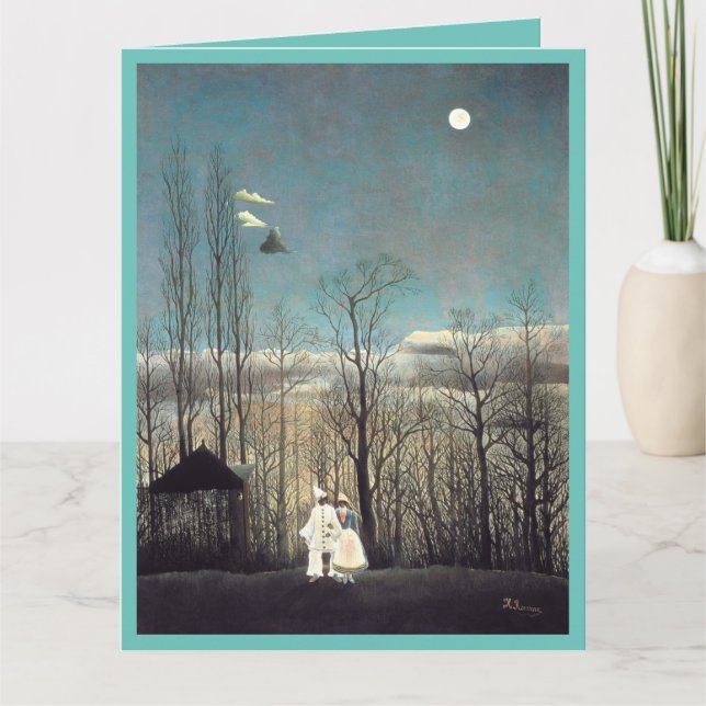 Karneval-Abend von Henri Rousseau Karte (Vorderseite)