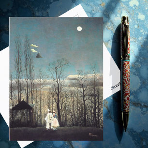 Karneval-Abend von Henri Rousseau Postkarte