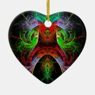 Karneval Abstraktes Kunst Herz Ornament
