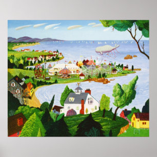 Karneval am Strand Poster