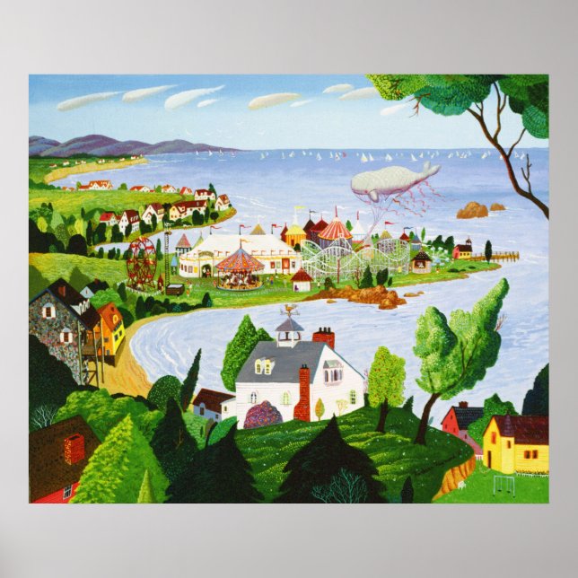 Karneval am Strand Poster (Vorne)