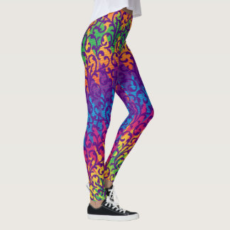 Karneval-Art bunt Leggings