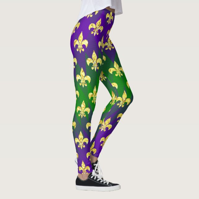 Karneval-Art bunt Leggings (Rechts)