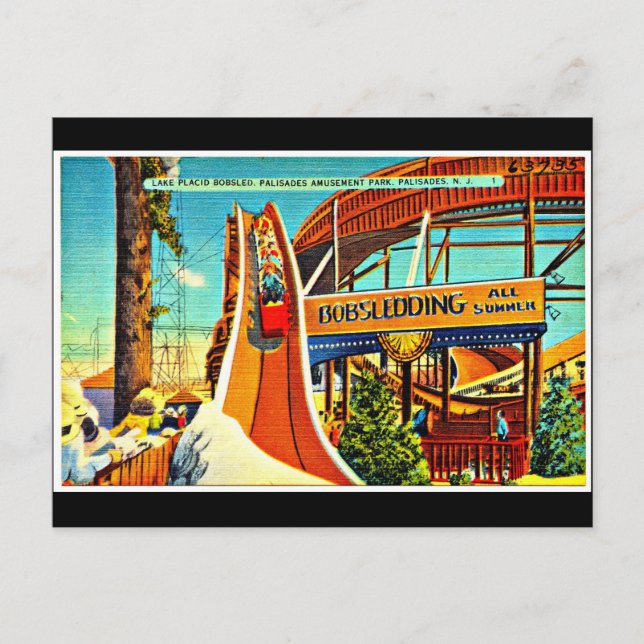 Karneval auf der Postkarte/Vergnügen-1 Postkarte (Vorderseite)