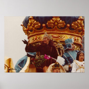 Karneval-Berühmtenkönigin-Floss Poster