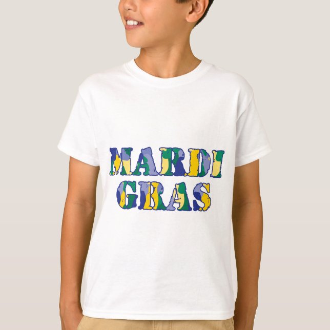 Karneval-Camouflage T-Shirt (Vorderseite)