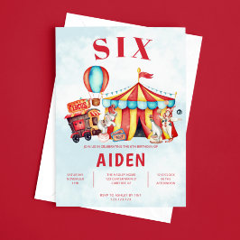 Karneval Circus Festival 6. Geburtstag Einladung