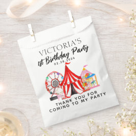 Karneval Circus Festival Show Vielen Dank zum Gebu Geschenktütchen