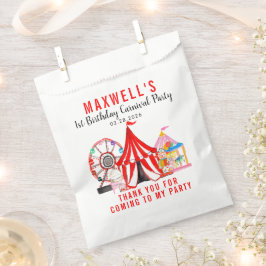 Karneval Circus Festival Show Vielen Dank zum Gebu Geschenktütchen