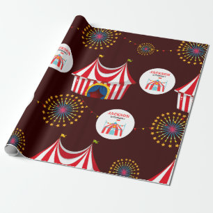 Karneval Circus Geburtstag Geschenkpapier
