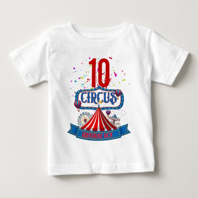Karneval Circus Party Celebration Age 5 Match   Baby T-shirt (Vorderseite)