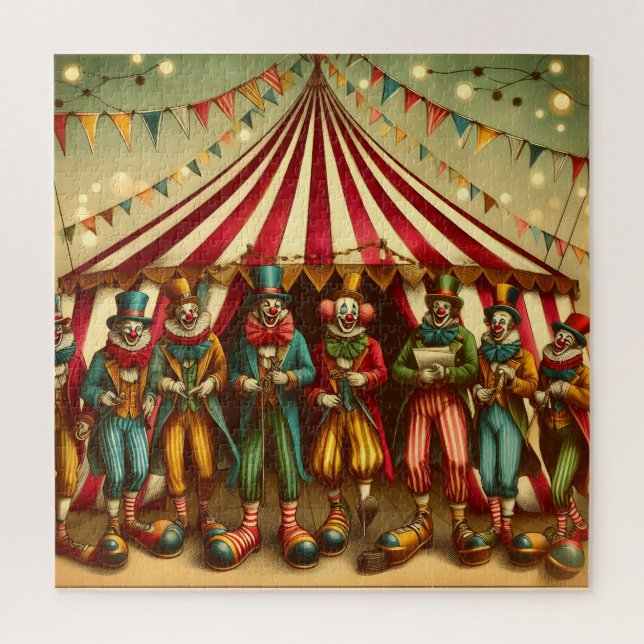 Karneval Das Enigmatische Ensemble des Sonnenclown Puzzle (Vertikal)