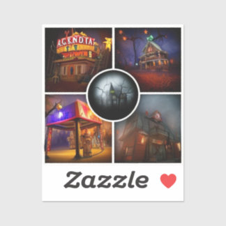 Karneval der Schatten: Treten Sie ein in die gezwi Aufkleber