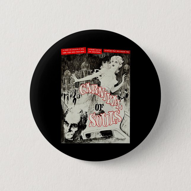 Karneval der Soule Halloween Monster Poster Horror Button (Vorderseite)