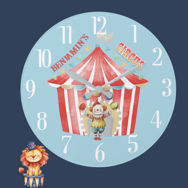 Karneval des Fun Boy's Room Große Wanduhr (Von Creator hochgeladen)