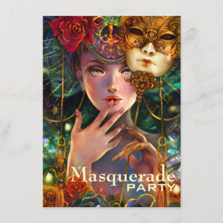 Karneval-extravagante Surreal Einladung