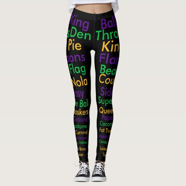 Karneval fasst Leggings ab (Vorderseite)