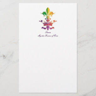 Karneval Fleur de Crown Briefpapier
