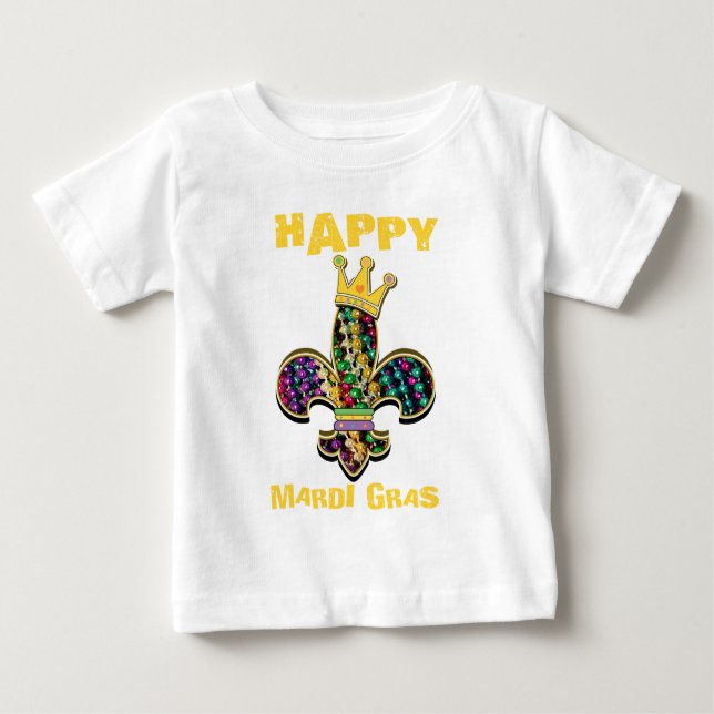 Karneval Fleur feiert Baby T-shirt (Vorderseite)