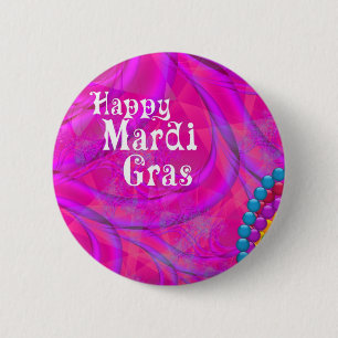 Karneval-Fraktal-Knopf Button