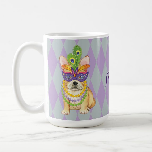 Karneval Frenchie Tasse (Links)