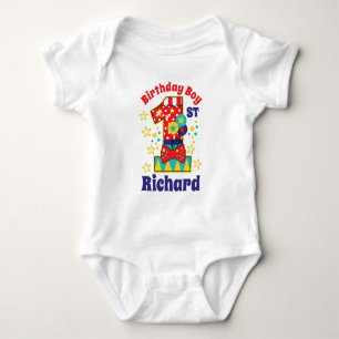 Karneval Geburtstag Erster Geburtstag Erster Gebur Baby Strampler