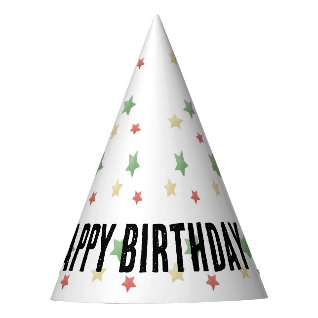 Karneval Geburtstag Partyhütchen (Vorderseite)