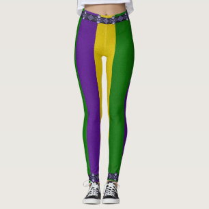 Karneval-gestreiftes Muster Leggings