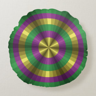 Karneval-Illusions-rundes Kissen