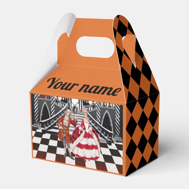 Karneval in einem magischen Land Geschenkschachtel (Rückseite)