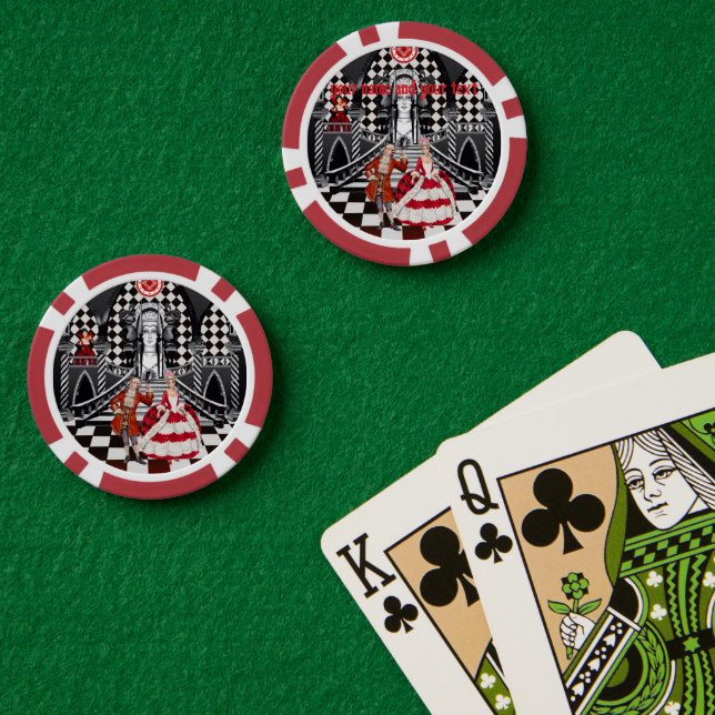 Karneval in einem magischen Land Pokerchips (Pokertisch (doppelt))