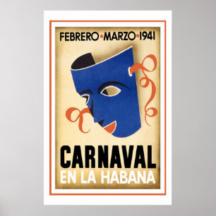 Karneval in Havanna Poster