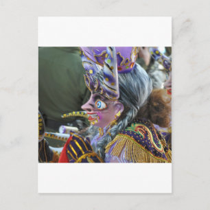 Karneval in Oruro, Bolivien Postkarte