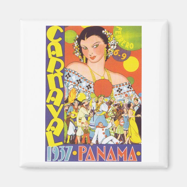 Karneval in Panama Magnet (Vorne)